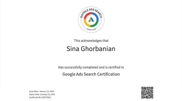 Google Ads Search Certification